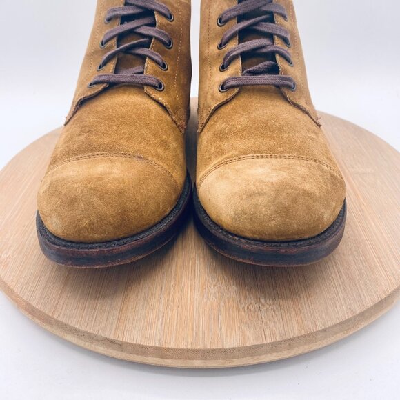 Frye Astor Boots Mens 9.5 Brown Suede Lace Up Chukka Ankle - Picture 3 of 11